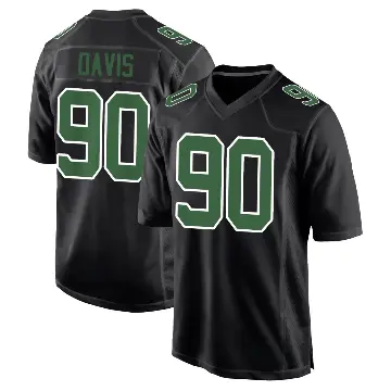 ＃90 Youth Jordan Davis Black/Kelly Game Philadelphia Eagles Carbon Green Fashion Jersey