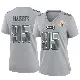 ＃95 Women's Charles Harris Gray Game Philadelphia Eagles Atmosphere Fashion Super Bowl LIX Jersey