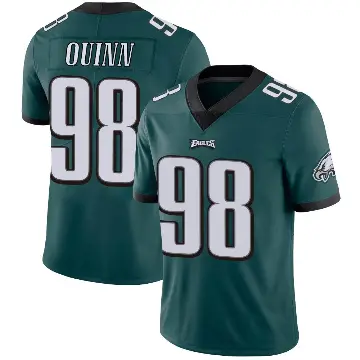 ＃98 Youth Robert Quinn Green Limited Philadelphia Eagles Midnight Team Color Vapor Untouchable Jersey