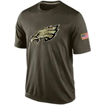 Men's Olive Philadelphia Eagles Salute To Service KO Performance Dri-FIT T-Shirt